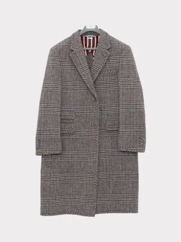 Prince Of Wales Vent Over Single Coat Brown - THOM BROWNE - BALAAN 2