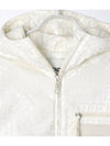 FF Logo Hooded Jacket Off-White - FENDI - BALAAN 4