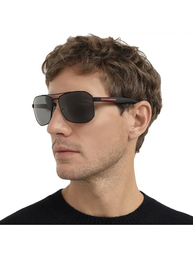 Eyewear Linearosa Steel Sunglasses Grey - PRADA - BALAAN 6