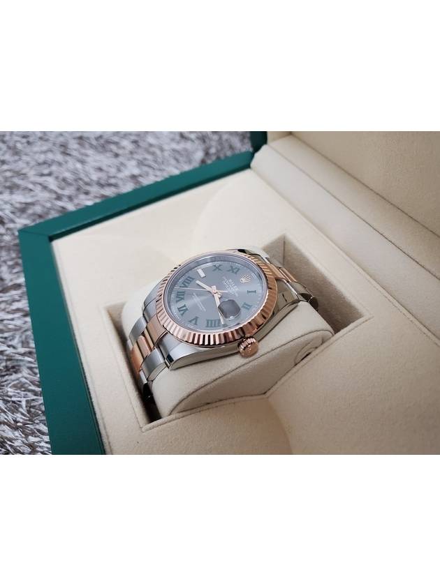 Rolex Datejust Combi Slate Roman Oyster 20 Years - ROLEX - BALAAN 6