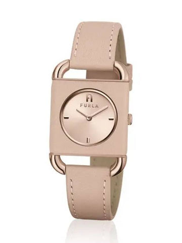 Women's Leather Watch Arco Square WW00017004L3 - FURLA - BALAAN 1