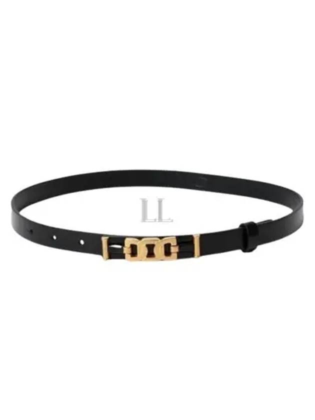 Logo Buckle Leather Belt Black - TOD'S - BALAAN 2