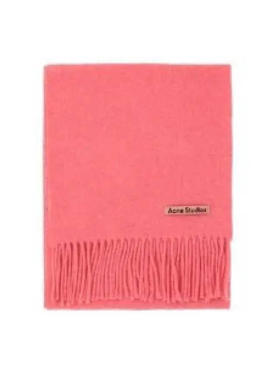 Wool Fringe Muffler Pink - ACNE STUDIOS - BALAAN 2