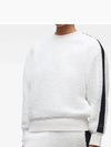 Women's Everly Pullover Crew Neck Sweatshirt White - MOOSE KNUCKLES - BALAAN 5