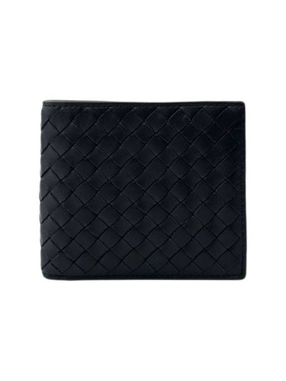 Intrecciato Weaving Half Wallet Black - BOTTEGA VENETA - BALAAN 2