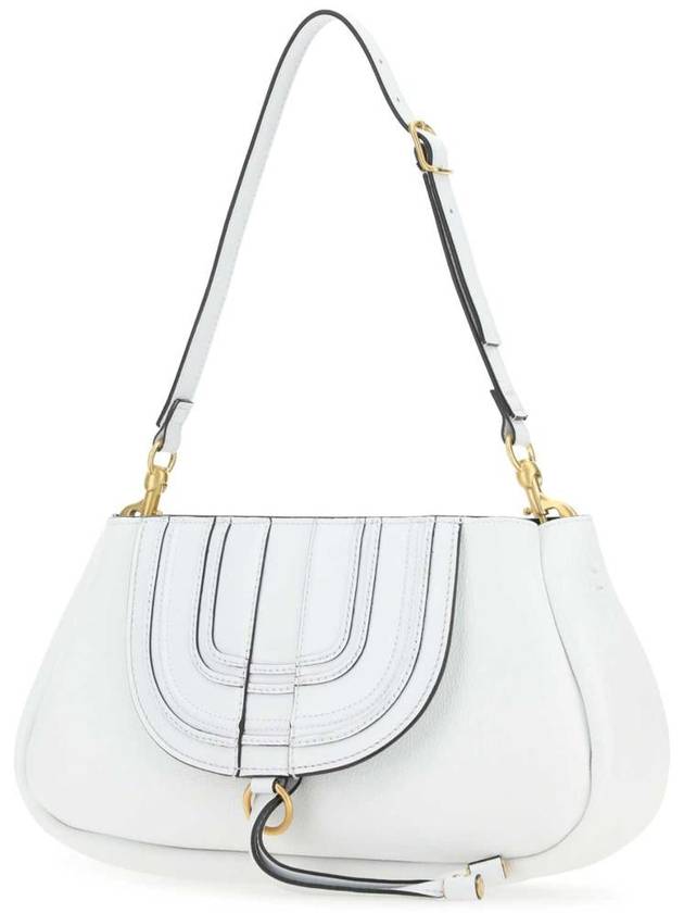 Calfskin Clutch Shoulder Bag White - CHLOE - BALAAN 3