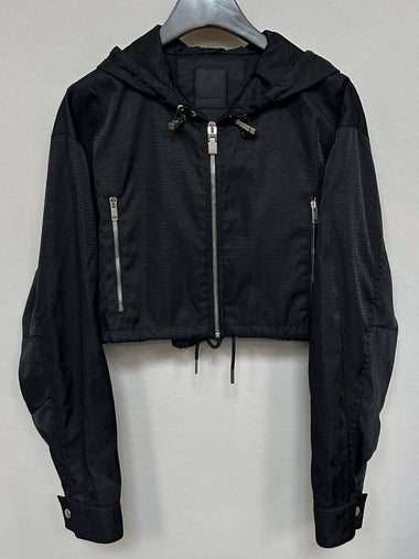 4G cropped hooded windbreaker - GIVENCHY - BALAAN 1