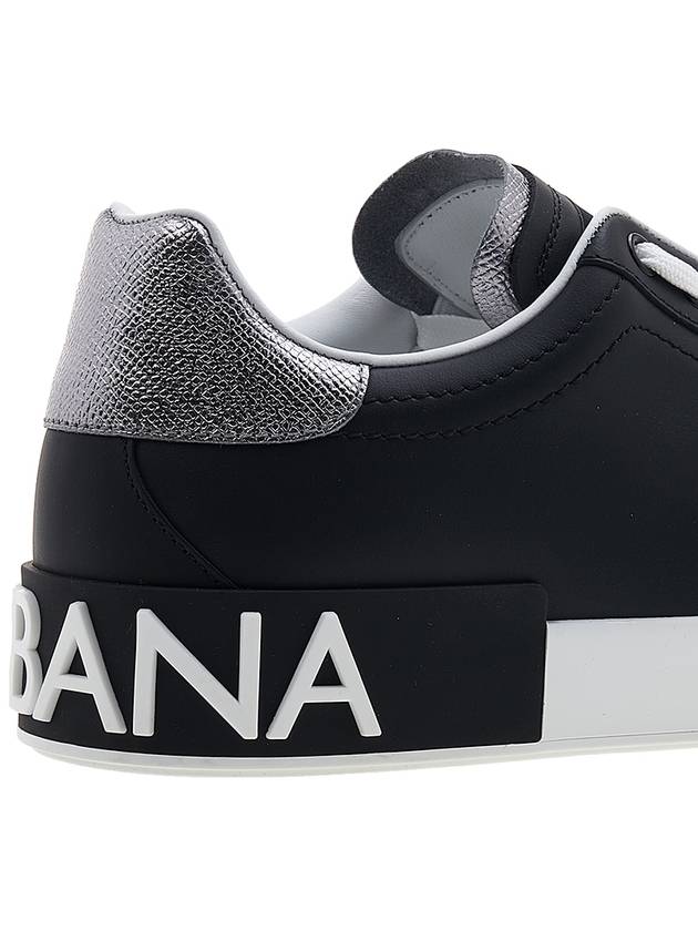 Portofino Calfskin Sneakers Black - DOLCE&GABBANA - BALAAN 11