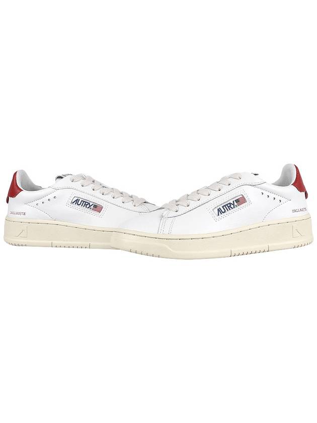 Dallas Low Top Sneakers White Red - AUTRY - BALAAN 3