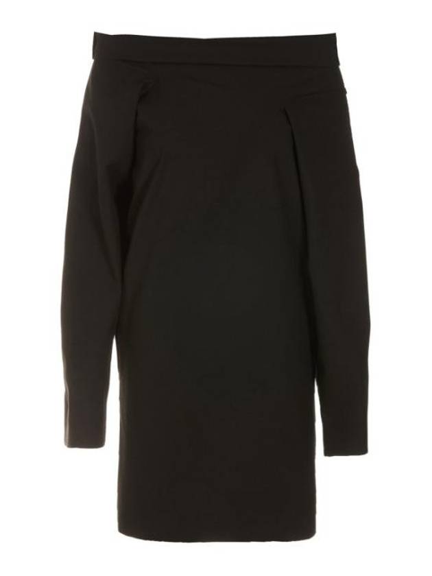 Abito Corto Boat Neck Short Dress Black - MAISON MARGIELA - BALAAN 2