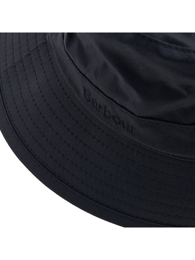 Wax Logo Bucket Hat Black - BARBOUR - BALAAN 8