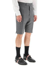 Twill Classic Backstrap Shorts Medium Grey - THOM BROWNE - BALAAN 3