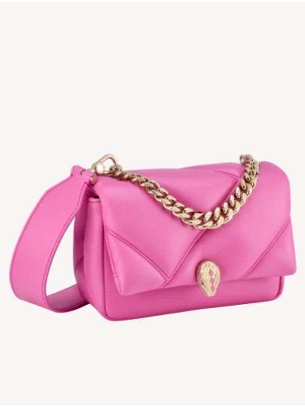 Serpenti Cabochon Maxi Chain Mini Cross Bag Pink 291945 - BVLGARI - BALAAN 2