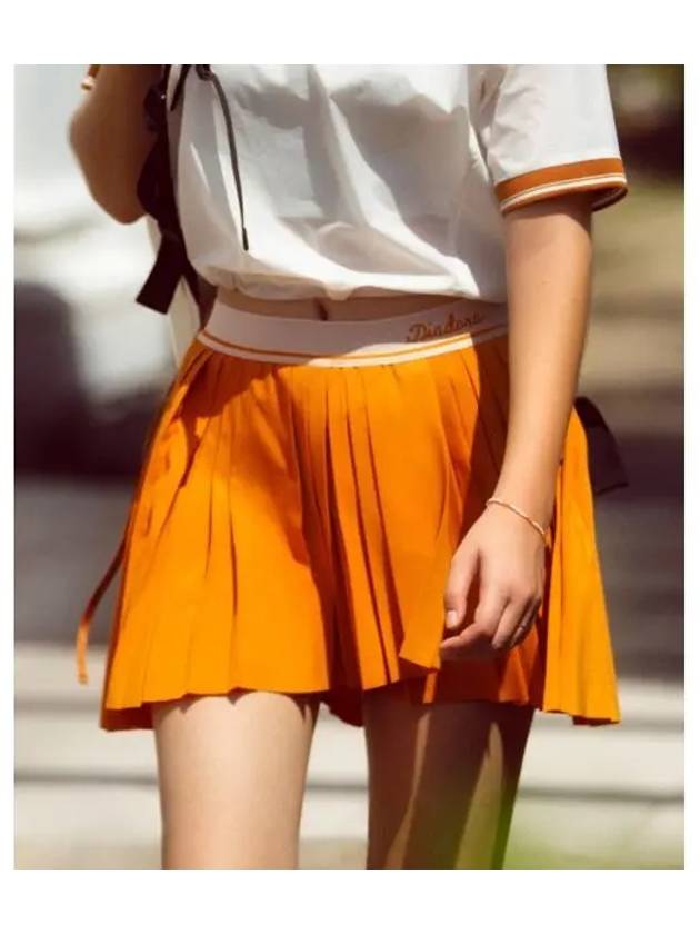 Diadora Ermina Tennis Pleated Skirt CAMEL - DIADORA - BALAAN 1