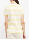 Chloe Dolphin Logo Striped Short Sleeve T-Shirt Yellow - A.P.C. - BALAAN 5