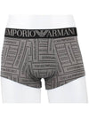 Eagle Brand Logo Band Briefs Black Grey - EMPORIO ARMANI - BALAAN 2