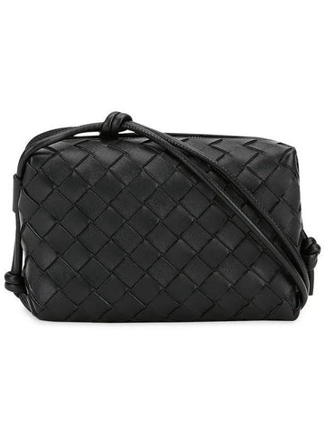 Loop Camera Mini Cross Bag Black - BOTTEGA VENETA - BALAAN 1