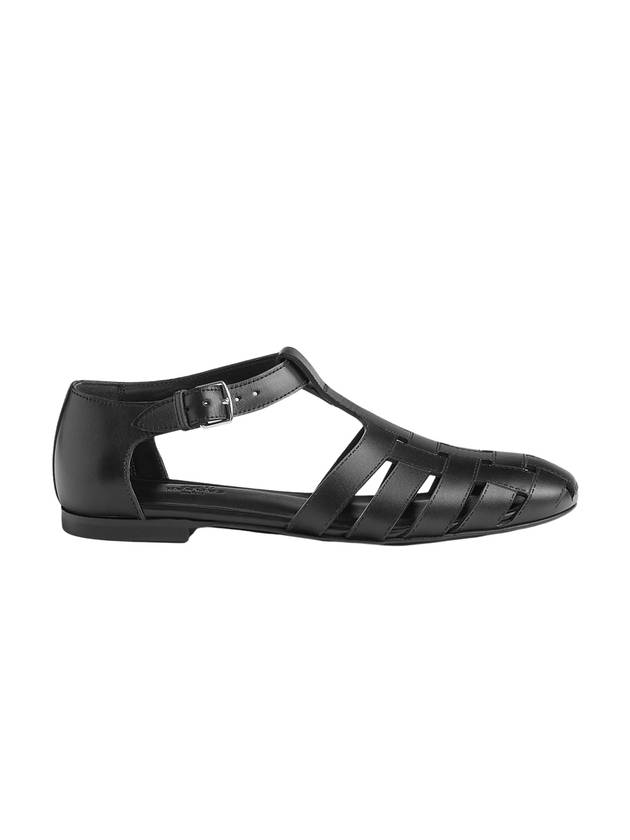 Indigo Sandals Black - HERMES - BALAAN 1