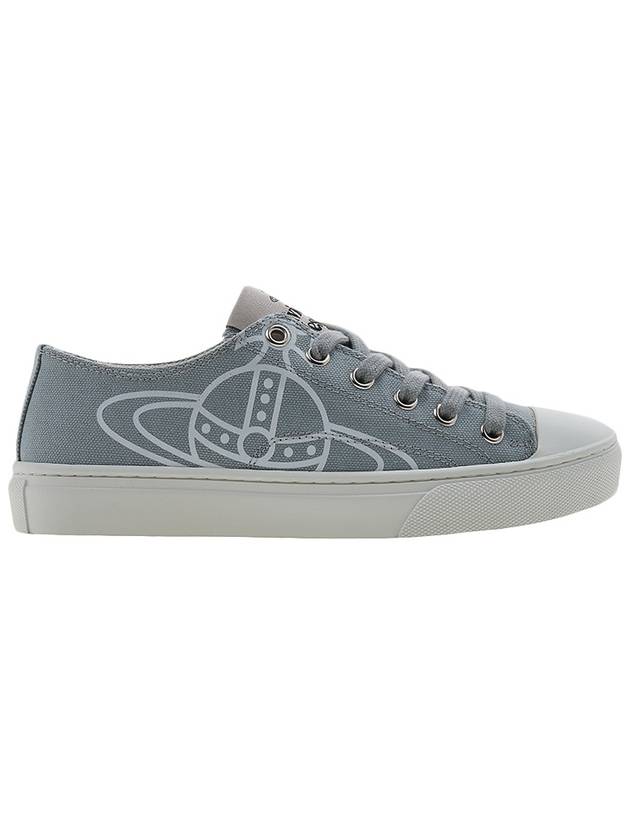 ORB Logo Low Top Sneakers Grey - VIVIENNE WESTWOOD - BALAAN 3