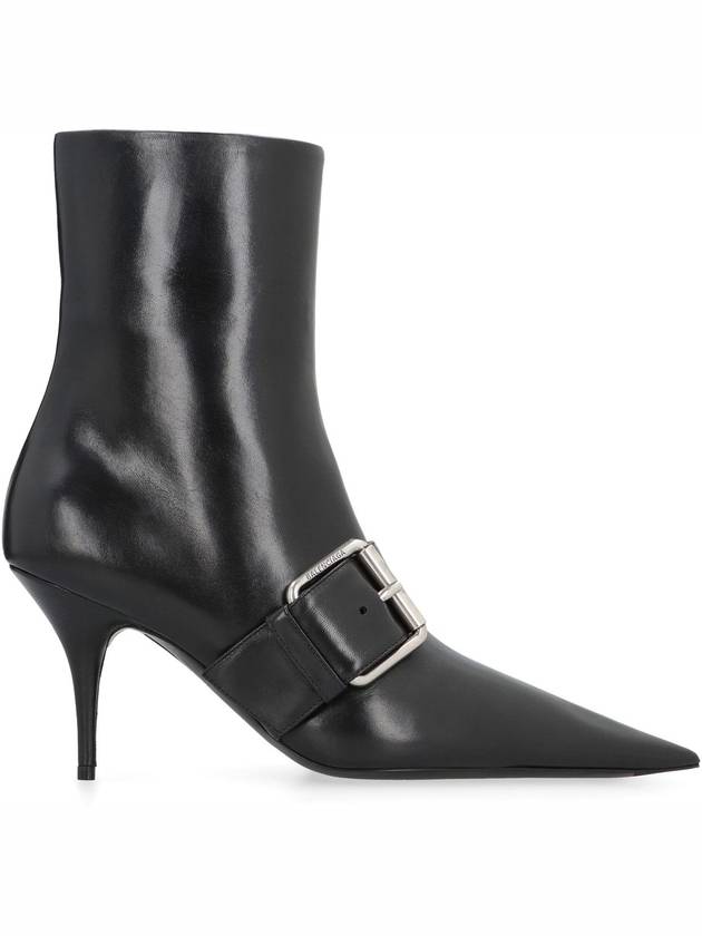 Knife Buckle Middle Boots Black - BALENCIAGA - BALAAN 3