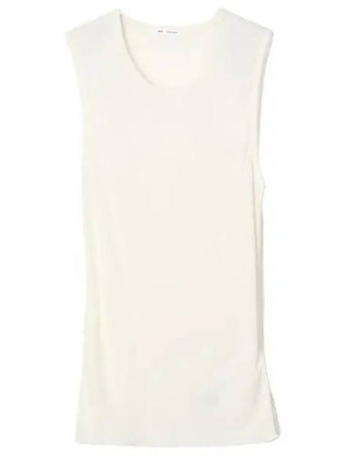 Ride ribbed long tank top - AMI - BALAAN 1