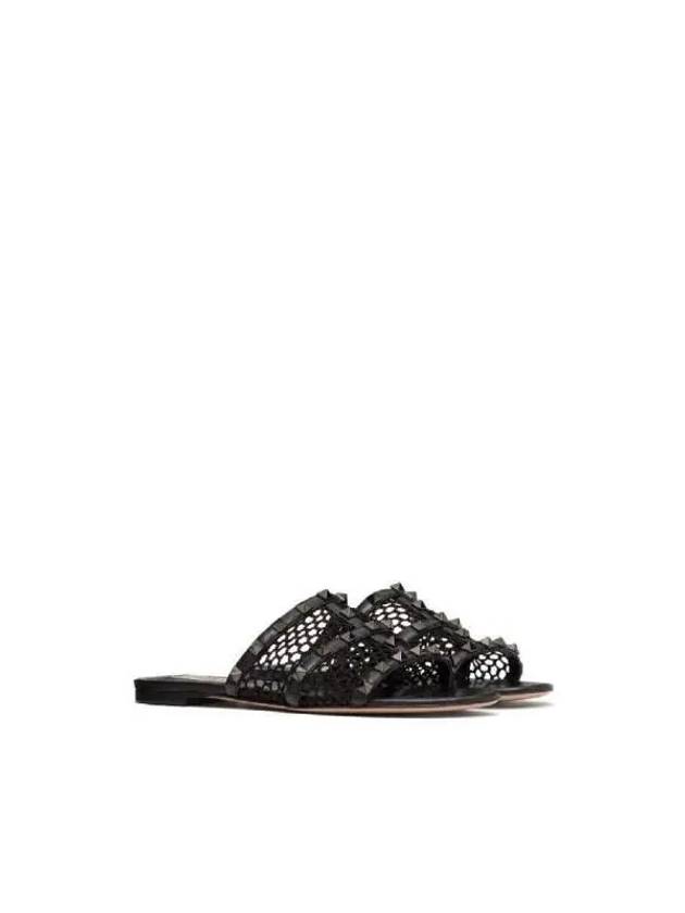 Rockstud cage leather sandals 4W0S0Q67TPZ 0NO - VALENTINO - BALAAN 2