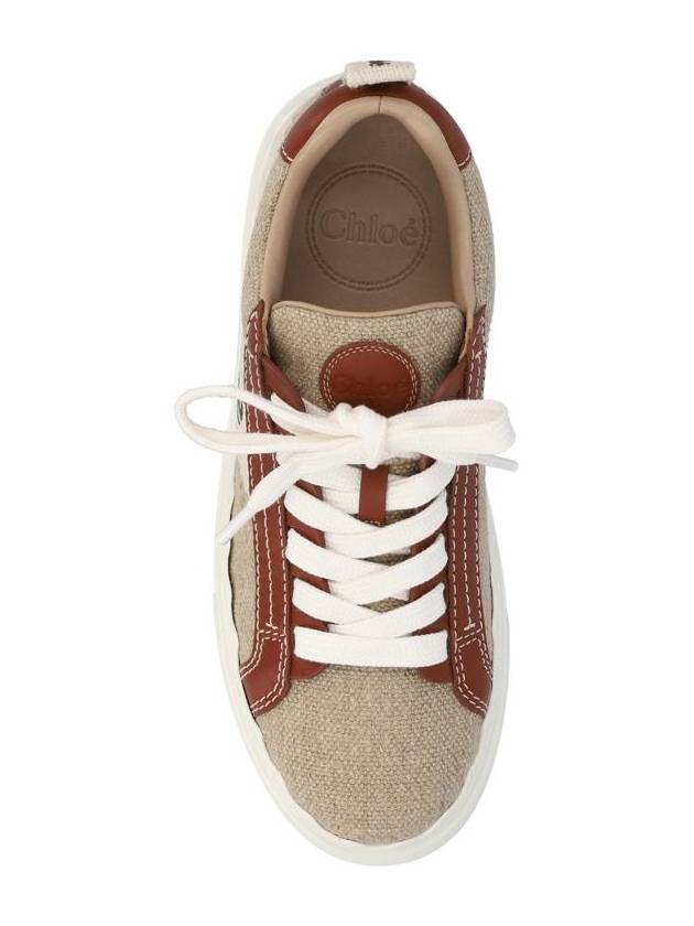 Lauren Leather Converse Low Top Sneakers Brown - CHLOE - BALAAN 5