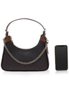 Wilma Logo Shoulder Bag Brown - MICHAEL KORS - BALAAN 7