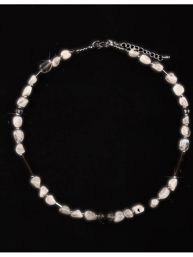 Necklace MOONBEAM White Moonstone Lumber - RUBATI - BALAAN 1