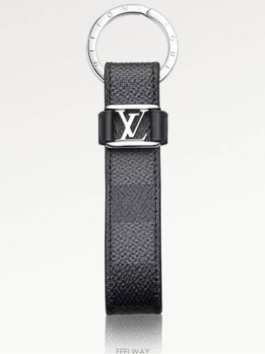 LV Dragonne Key Holder Black - LOUIS VUITTON - BALAAN 2