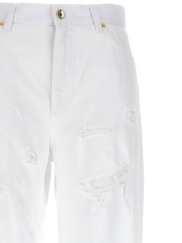 Denim Straight Pants FTCGNDG8JQ3 S9001 WHITE - DOLCE&GABBANA - BALAAN 5