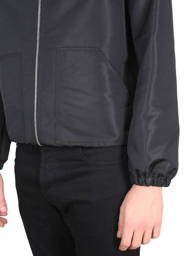 Men's Logo Pocket Zip-Up Jacket Black - ALEXANDER MCQUEEN - BALAAN 6