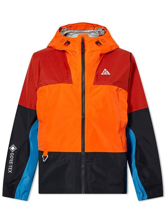 Storm Fit ADV ACG Chain of Craters Hoodie Jacket Orange Black - NIKE - BALAAN.