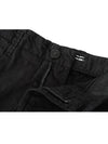 Supima Cotton Twill Stretch TC Straight Pants Black - STONE ISLAND - BALAAN 4