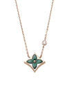 Q93894 Rose gold malachite color blossom BB star pendant necklace 33577 6 - LOUIS VUITTON - BALAAN 1