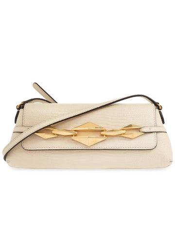 Jimmy Choo ‘Diamond’ Shoulder Bag, Women's, Beige - JIMMY CHOO - BALAAN 1