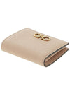 Gancini Compact Wallet Pink - SALVATORE FERRAGAMO - BALAAN.