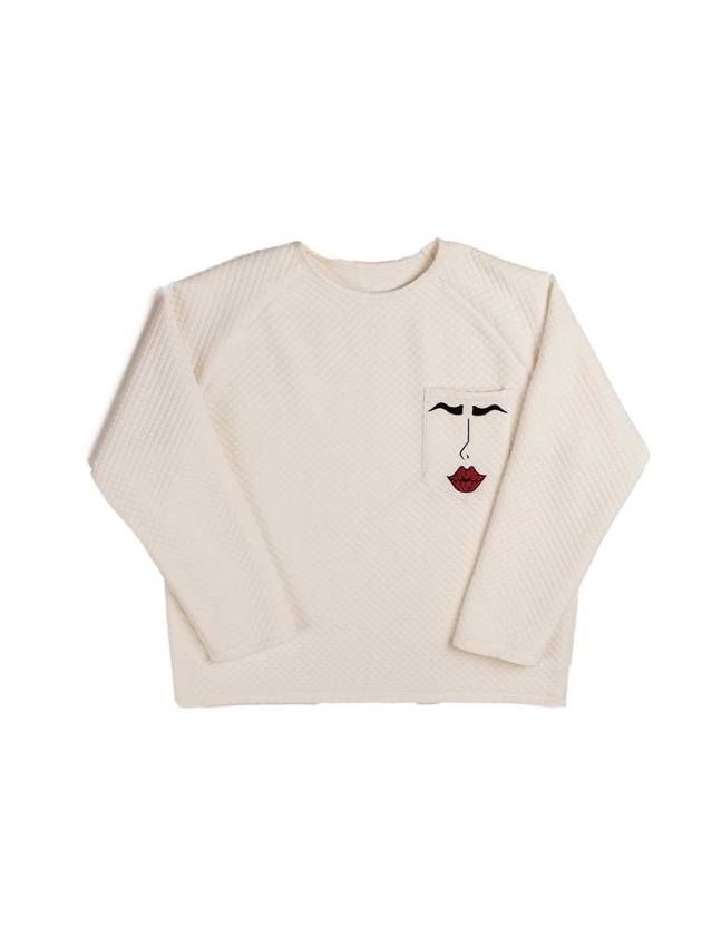 Face Pocket Sweatshirt SW04 WHITE - PLA.Y_P - BALAAN 2