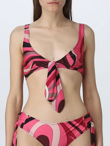 Pucci bikini top in lycra - EMILIO PUCCI - BALAAN 1