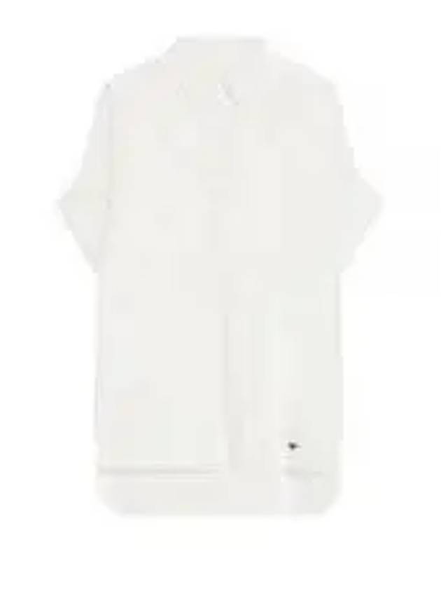 Brema Cotton Short Sleeve Shirt White - MAX MARA - BALAAN 2