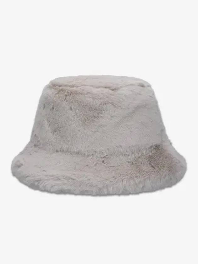 Vera Fake Fur Bucket Hat Ecru 61507907090700 - STAND STUDIO - BALAAN 1