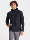 Men's Repeller Soft Shell Hooded Jacket Black - G/FORE - BALAAN 3