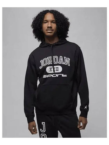 Jordan Sports Crossover Men s Dry Fit Pullover Hoody Black White FV8626 010 709050 - NIKE - BALAAN 1