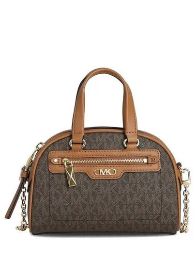 Williamsburg Extra Small Logo Cross Bag Brown - MICHAEL KORS - BALAAN 2