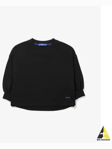 Volume sleeve short sweatshirt KD2POE2351FBLK - KEDS - BALAAN 1