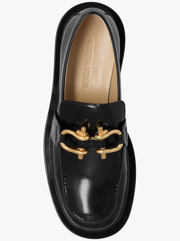 Monsieur Chunky Leather Loafers Black - BOTTEGA VENETA - BALAAN 7