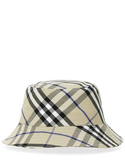 Check Bucket Hat Green - BURBERRY - BALAAN 2