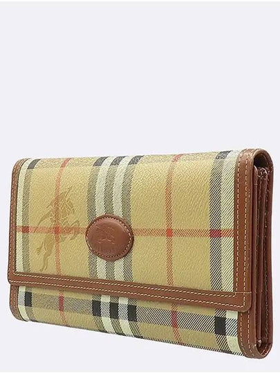 Nova Check PVC Vintage Long Wallet - BURBERRY - BALAAN 2