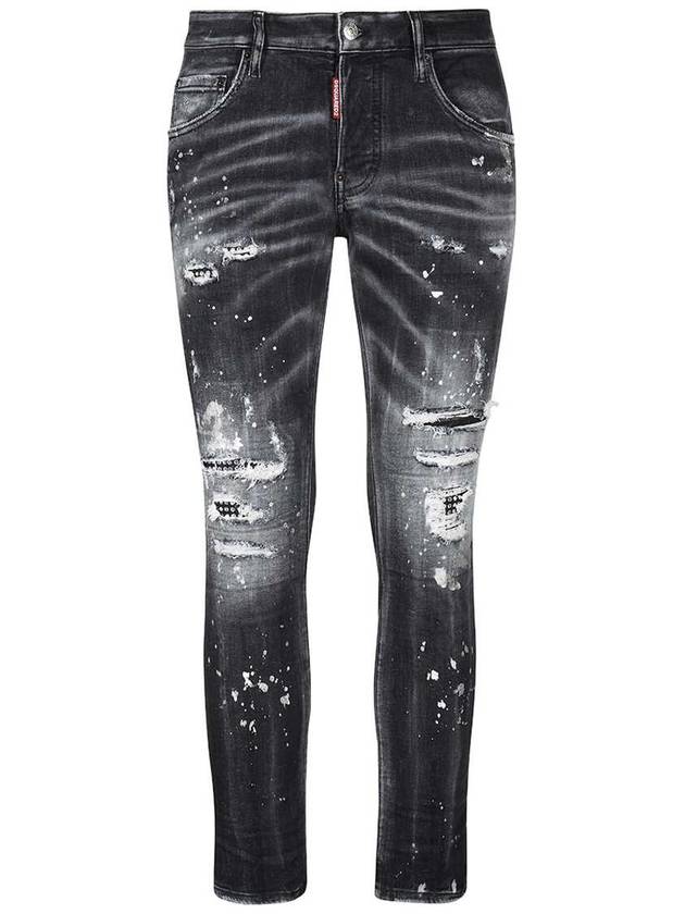 Men's Skater Skinny Jeans Black - DSQUARED2 - BALAAN 3