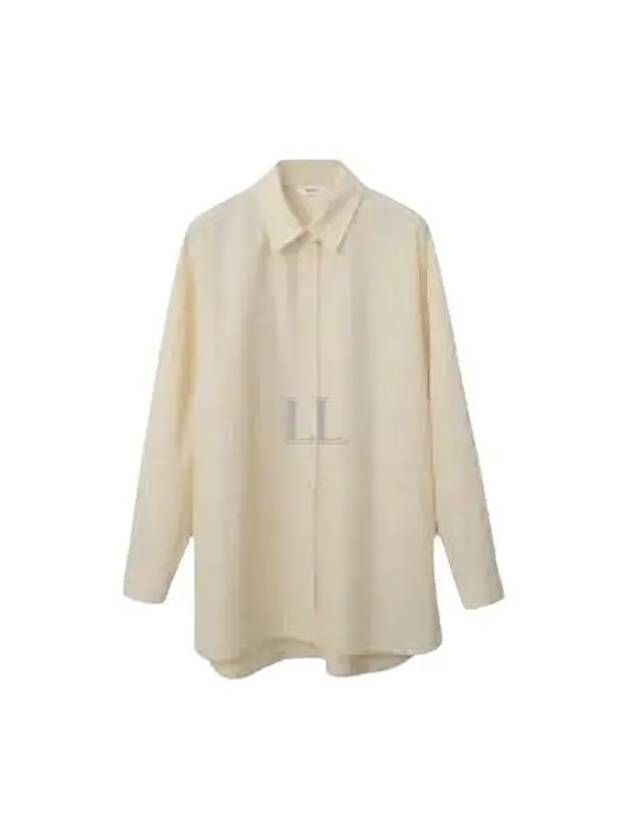 Women's Woven Short Shirt Dress Ivory - MAISON MARGIELA - BALAAN 2